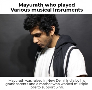 Mayurath who played Various musical Insruments