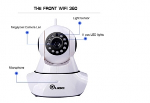 360 Auto-Rotating Wireless CCTV Camera 