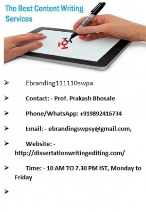 eBranding India is Professional Content Writing Services in 