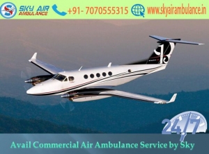 Safest and Comfy Shifting by Sky Air Ambulance Service in Na