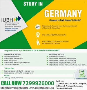 Study in GERMANY| UNIK Global Services