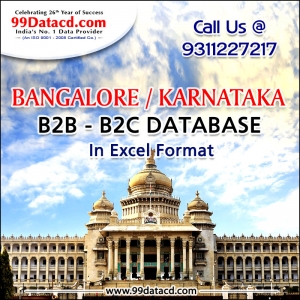 Bangalore & Karnataka Database Provider - B2B & B2C