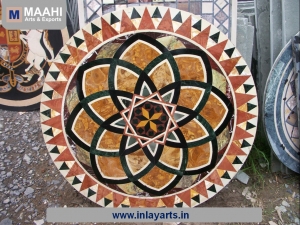 Best Designer  Marble Inlay Table Tops / Marble Medallions M