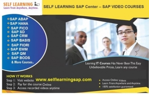 We are offering SAP latest videos and other courses videos