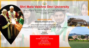 Admission Starts at Shri Mata Vaishno Devi University 