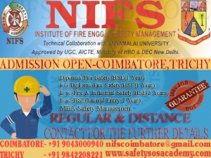 Fire safety and HSE Training,Coimbatore
