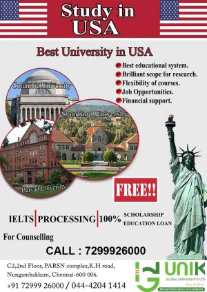 Study in USA | UNIK Global Services