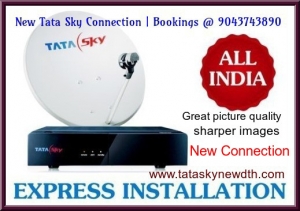 Tata Sky HD Dish New  Connection | 9043743890