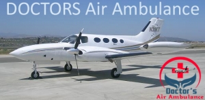 Book a Low Cost Air Ambulance Service in Bhopal by Doctors A