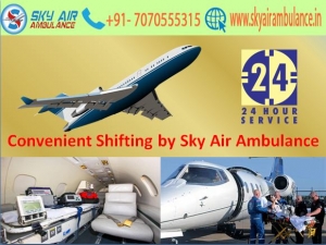 Advanced ICU Setup Air Ambulance Service in Jabalpur by Sky