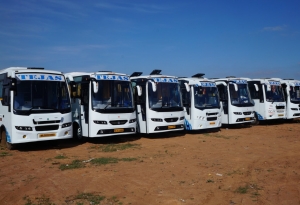 Hire or Rent a bus for Outstation Trips from Indiranagar