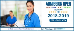B.SC / GNM / M.SC / PB B.SC Nursing admission 2018 