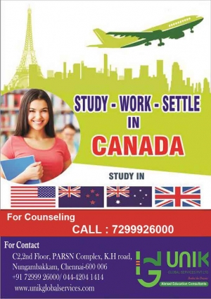 Study in CANADA | UNIK Global Services