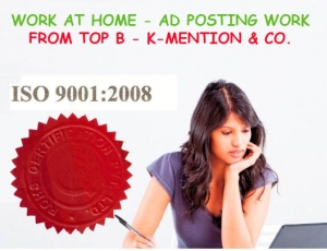 Copy-Paste Work At Home-Ad Posting Franchisee Oppurtunity in