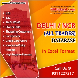 Delhi & NCR B2B ! Marketing Database â€“ 9311227217