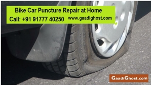 Tube and Tubeless Tyre Puncture Repair at Home in Madhapur