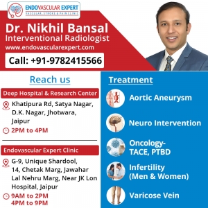 Dr Nikhil Bansal is an Interventional Radiologist in Jaipur 