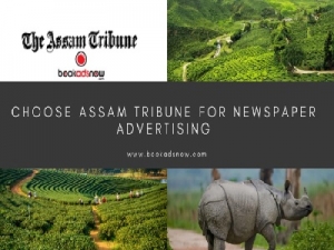 Release Ads in Assam Tribune at Best Price