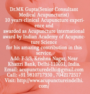Acupuncture Clinic Delhi | Dr. MK Gupta Acupuncture in delhi