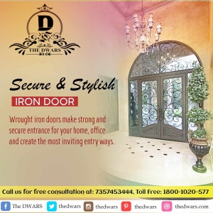 Secure and stylish iron doors