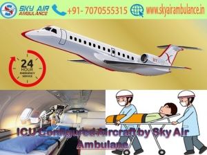 Low Fare Charter Air Ambulance Service in Gaya by Sky