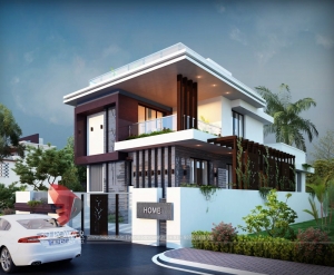 Remarkable 3D Bungalow Elevation Designing From One Of The T