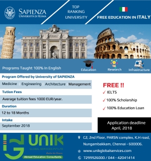 UNIK Global Services | Study in  ITALY