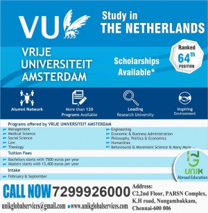 Study in NETHERLANDS | UNIK Global Services
