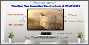 Get Tata Sky set top box  Online  @  9043743890