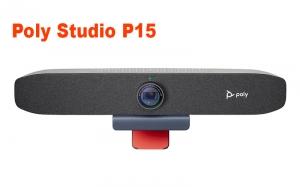 Poly Studio P15- Personal Video Bar- Now sound Smart