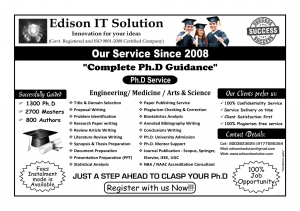 ph.d guidance and training