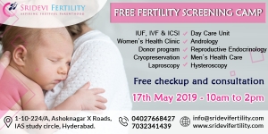 Free Fertility Screening Camp at Sridevi Fertility