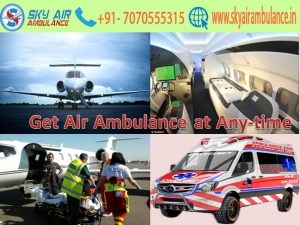 Pick Sky Air Ambulance with Medical Facility in Bangalore