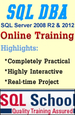 PRACTICAL SQL Admin ONLINE TRAINING - DURING WEEKENDS 