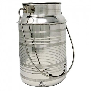 Nutristar Stainless Steel Milk Storage Can Milk Canister Cap