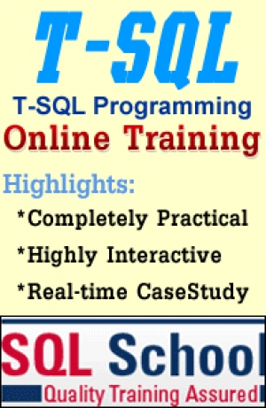 T-SQL & SQL Server Best Online Training @ SQL School