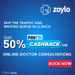 Get 50% CASHBACK on online doctor consultation in India