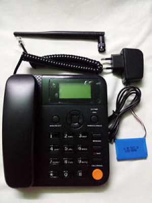 GSM fixed wireless dual sim phone built in FM Radio with bac