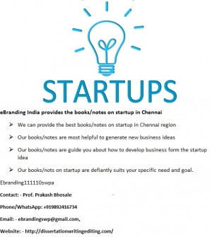 eBranding India provides the books or notes on startup in Ch