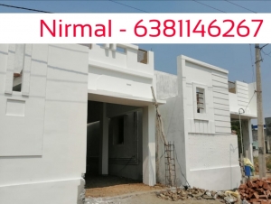 2.6cents DTCP Approved, 1100sqft 2Bhk individual House for s