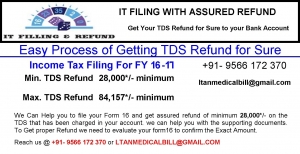 Income Tax Refund for IT Salaried Person in Chennai