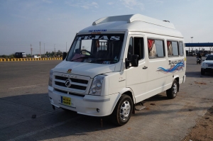14 seater tempo traveller hire/rent at Indirangar
