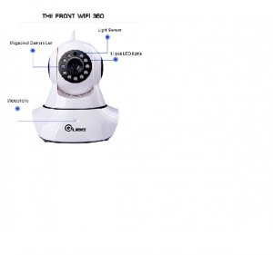 360 Auto-Rotating Wireless CCTV Camera (