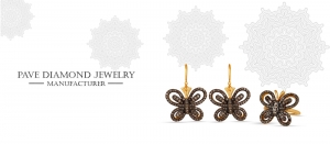 Custom Pave Diamond Jewelry Manufacturer from Jaipur