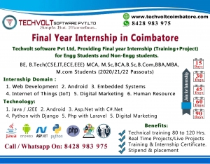Final Year Internship in Coimbatore