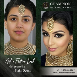 Best Makeover Studio in Udaipur Champion Salon 