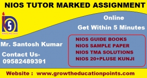 online nios solved assignment | Class 10th & 12th All subjec