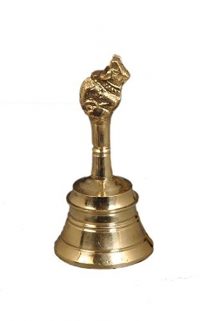 :  Nutrisrar Handcrafted Pure Brass Hand Bell