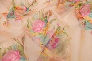 Online shopping for unstitched organza printed fabric collec