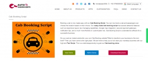 Uber Booking Script | Cab Booking Software